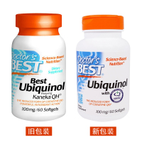 Doctor's Best 还原型辅酶q10软胶囊泛醇Ubiquinol CoQ10美国进口 60粒*1瓶(胶囊)