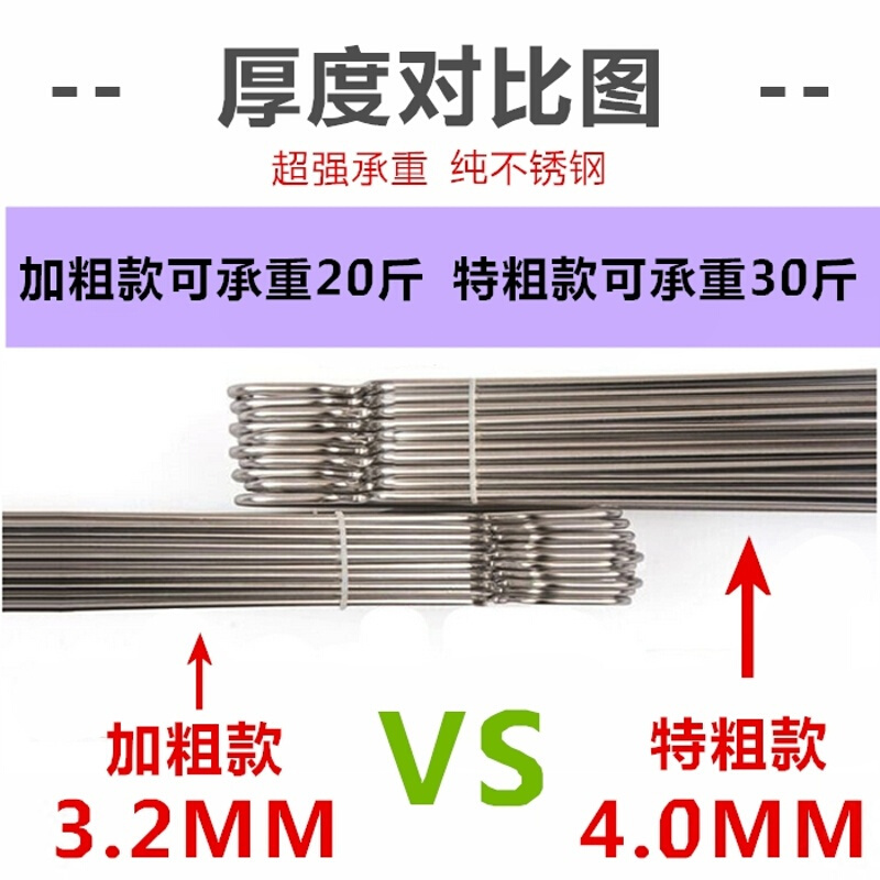 实心不锈钢衣架晾衣架服装店晒衣挂衣服架裤架防滑儿童衣架