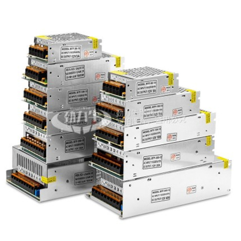 交流220转24V12V直流5V开关电源适配器AC-DC变压器5A10A20A30A80A 500W 12V-42A