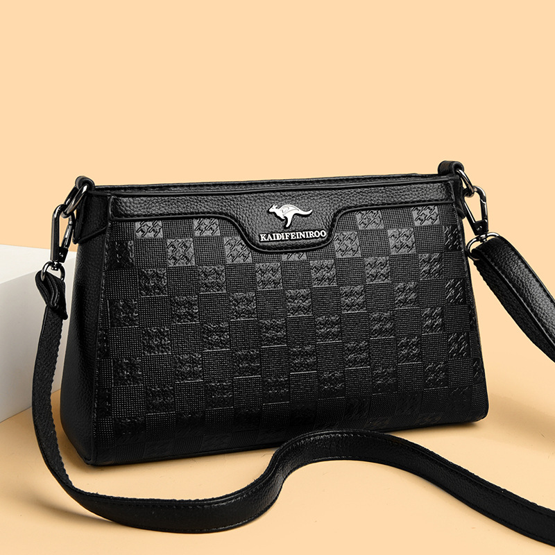 包包女包新款斜挎包女单肩包女中年女士妈妈包小方包高清大图