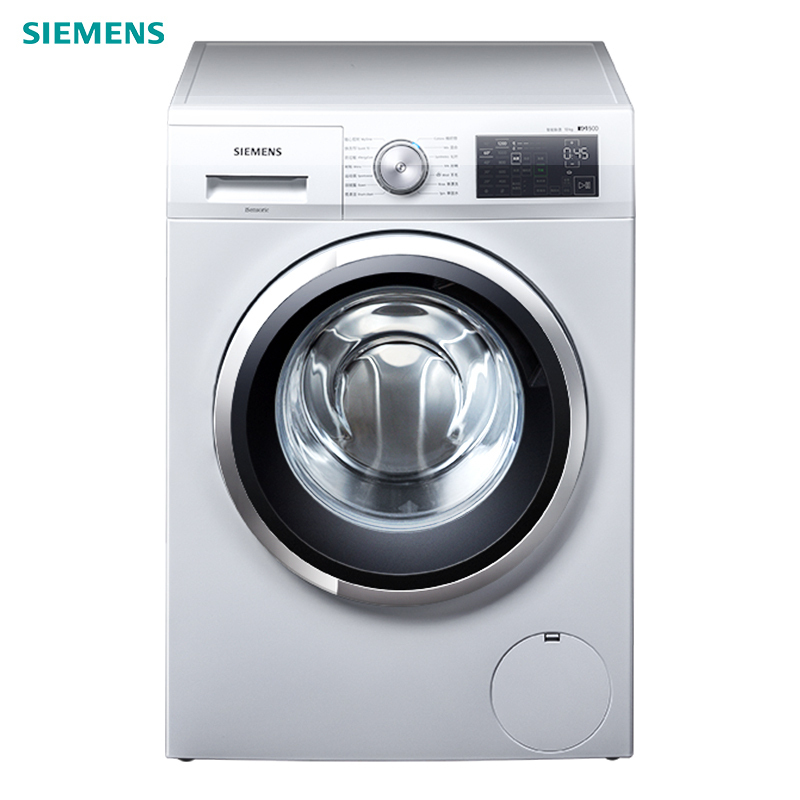 西门子(SIEMENS)10公斤 全自动变频滚筒洗衣机 智能除渍 高温筒清洁 单脱单洗XQG100-WG52A2U00W高清大图
