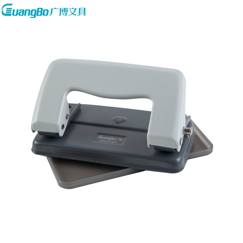 广博(GuangBo)DKJ7701两孔打孔机 2个 可打10张纸 二孔打孔器 打洞器 手动省力打孔机 颜色随机