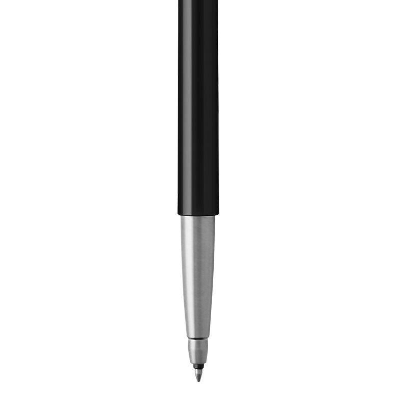 派克PARKER 签字笔 威雅黑色胶杆宝珠笔 学生办公通用日常书写拔帽式佩戴0.7mm黑色水性宝珠笔芯