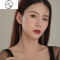 JiMi[]925银银四芒星耳线简约小众设计女耳环夏显脸瘦耳坠耳饰
