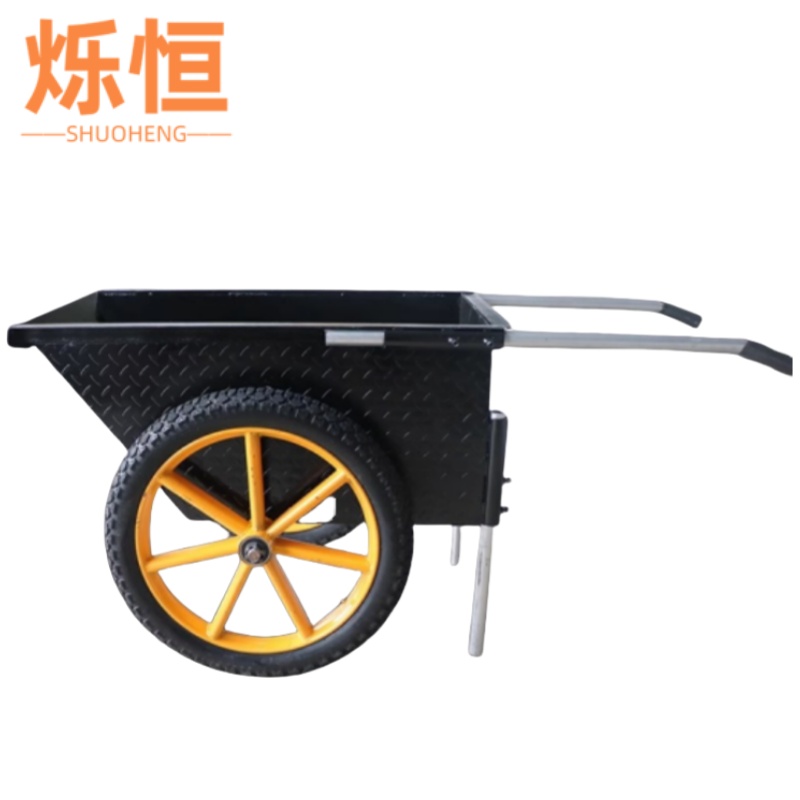 烁恒 小推车中号3.5厚斗+耐磨充气轮(黑)个