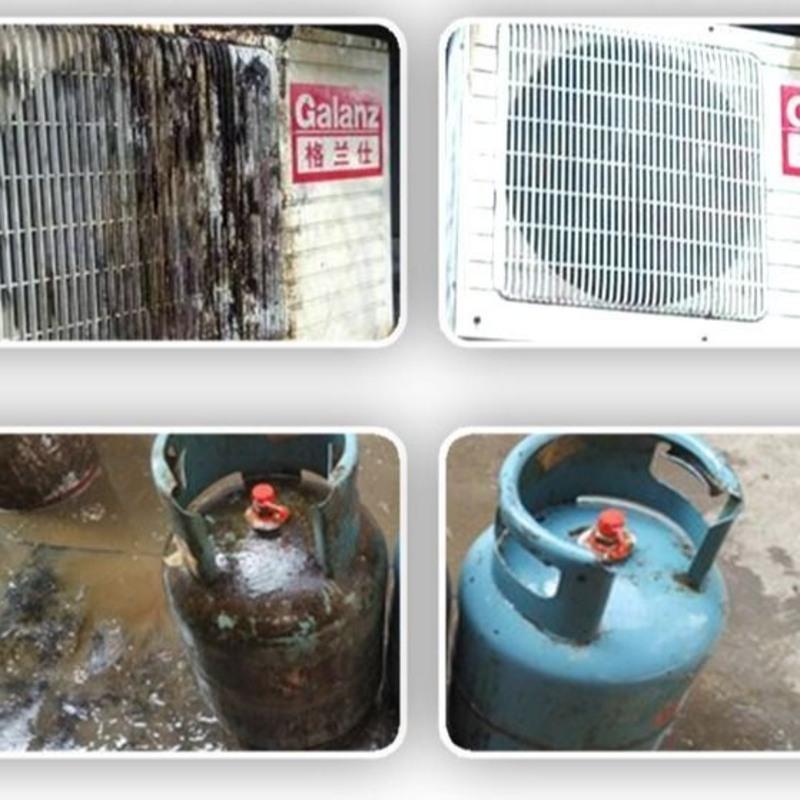洗空调室外机清洗剂去油污 除垢家用挂柜机涤尘清洁剂 翅片清洗剂 2升黄桶+喷壶 洗2台左右