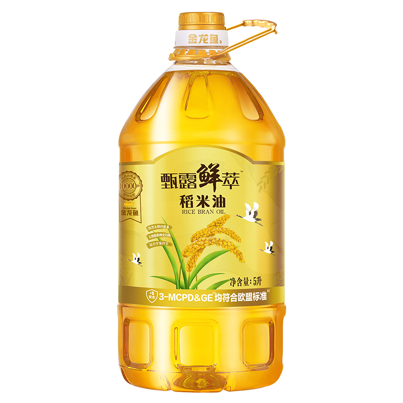 金龙鱼甄露鲜萃稻米油(5L)HC