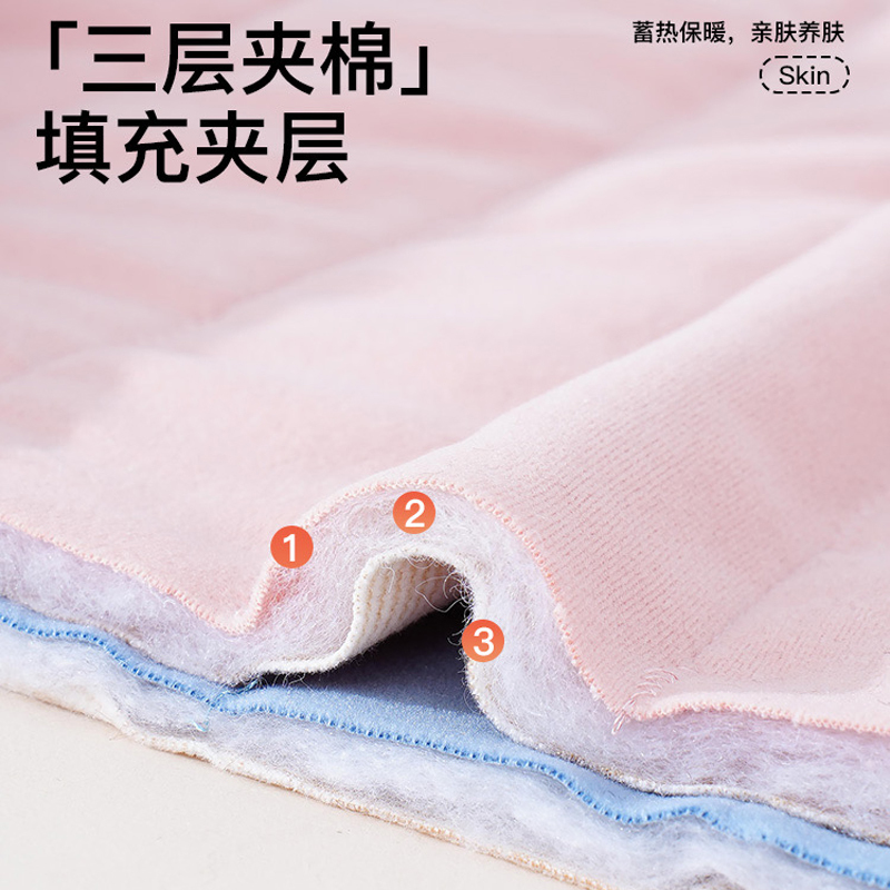 猫人儿童羊毛马甲内穿加绒加厚男女童保暖背心马甲冬夹棉校服神器