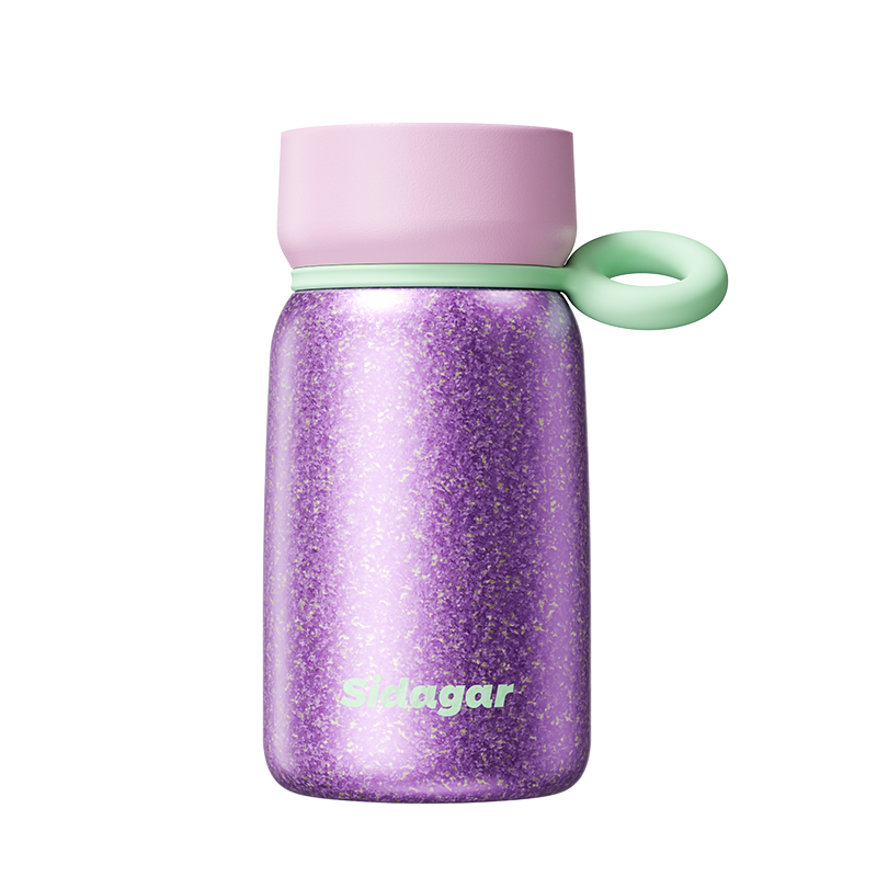 世大家 西兰花随享钛杯350ml粉晶青芒(粉)高清大图