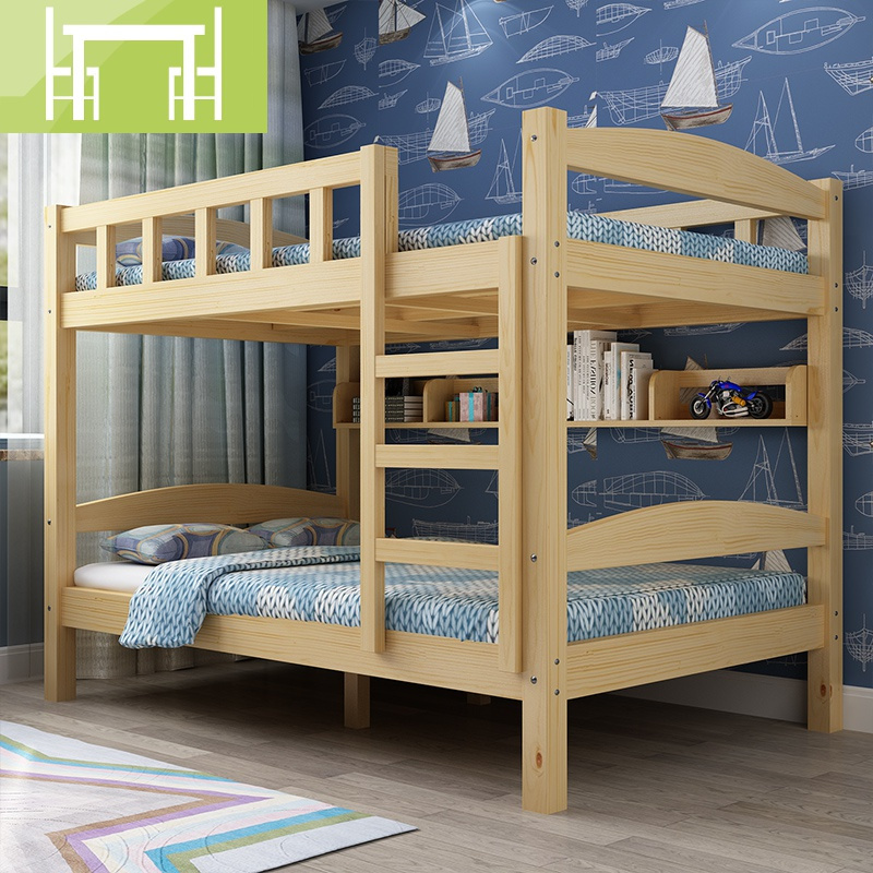 逸家伴侣全实木上下床儿童床高低床母子床子母床双层床成年成人上下铺