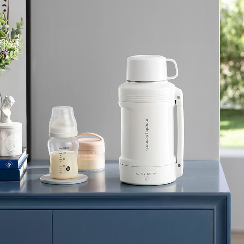摩飞电器(MORPHY RICHARDS) 便携电热水壶1L 家用旅行户外大容量 白色 MR6061高清大图