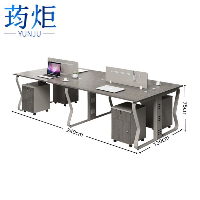 荺炬职员桌.高清大图