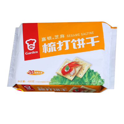 嘉顿(Garden) 梳打饼干(芝麻味)420g/袋