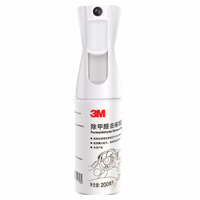 3M除甲醛车内甲醛净化剂新房新车家用除味剂PN38360去手持除味除醛喷雾剂5瓶高清大图