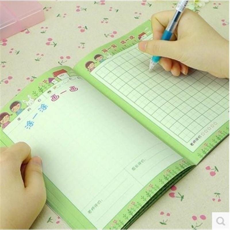 少儿绘画卡通日记本小学生创意图画本作文本田字格周记记事本a5绘画