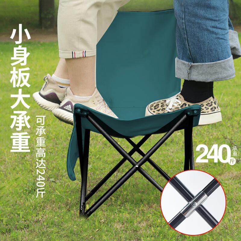 飞图乐FTLY CDY0301苍松绿折叠椅 中号高清大图