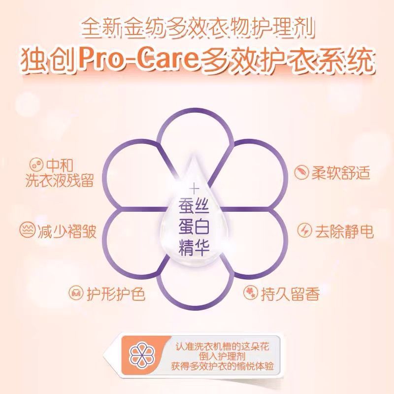 金纺柔顺剂薰衣草留香持久柔软剂家庭装衣物护理剂防静电温和批发 薰衣草5斤*1瓶(送内衣皂)
