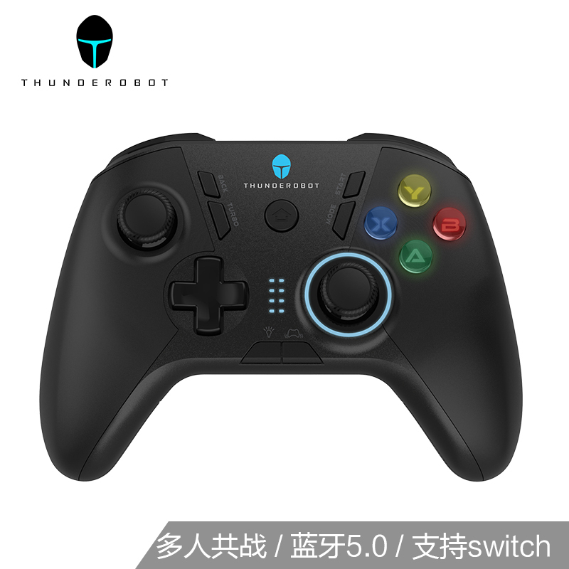 雷神电脑外设G50战斧游戏手柄黑色无线蓝牙usb电视机家用支持NBA2K19怪物猎人世界steam实况足球精英ps3