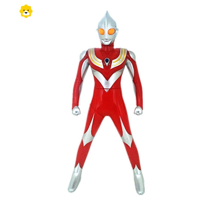 真智力抖音同款旋转迪迦手办可动模型机器人摆件男孩儿童玩具 奥特曼