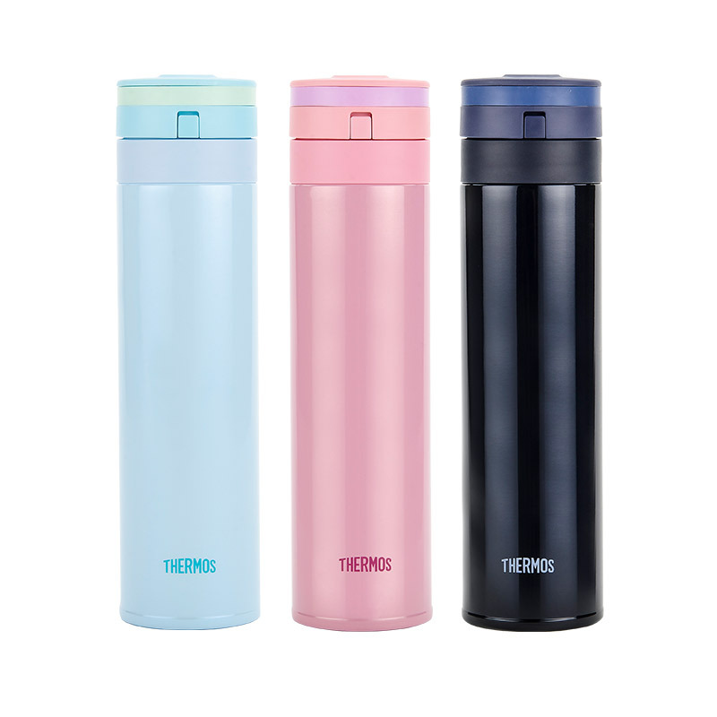 膳魔师(THERMOS)高不锈钢便携保温杯男女时尚随身水杯JNS-451 450ML蓝色