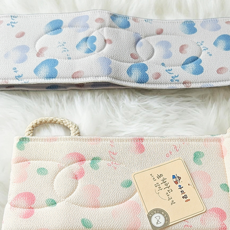 阿里郎 蜜桃拉背澡巾 2条装(颜色随机发)高清大图