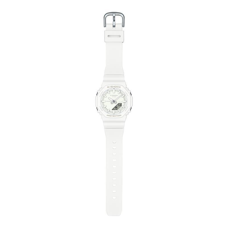 卡西欧(CASIO)GShock经典小白表时尚石英表男女款小手腕专用耐用防水