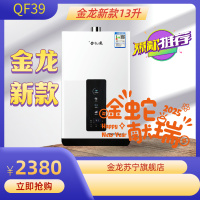 宁金龙燃气热水器宁金龍13D/QF39 天然气精准控温 变频恒温 节能省气 低水压启动 零冷水 加厚无氧铜水箱