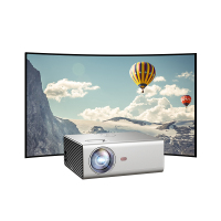 瑞格尔(Rigal)RD-825 wifi投影仪家用4K全高清1080P 微型便携智能办公WiFi投影机 无屏电视 家庭影院 苹果安卓手机投屏同屏 1920×1080