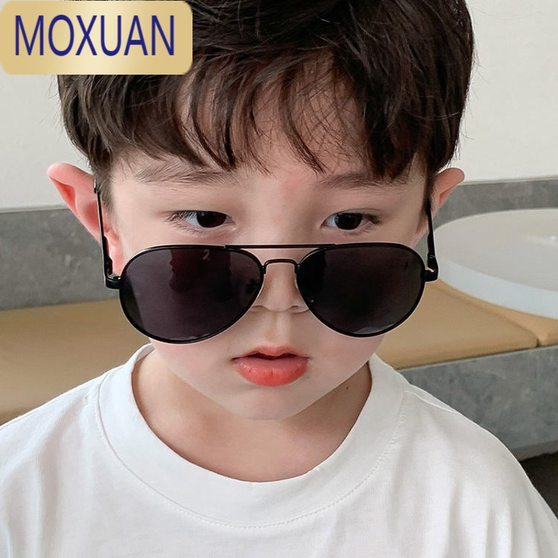moxuan儿童墨镜潮男童帅气宝宝1岁半2太阳镜6时尚小孩韩版男孩