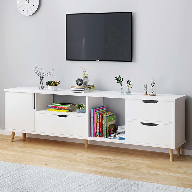 北欧电视柜小户型闪电客卧室简易背景墙柜地柜简约现代电视机柜子多