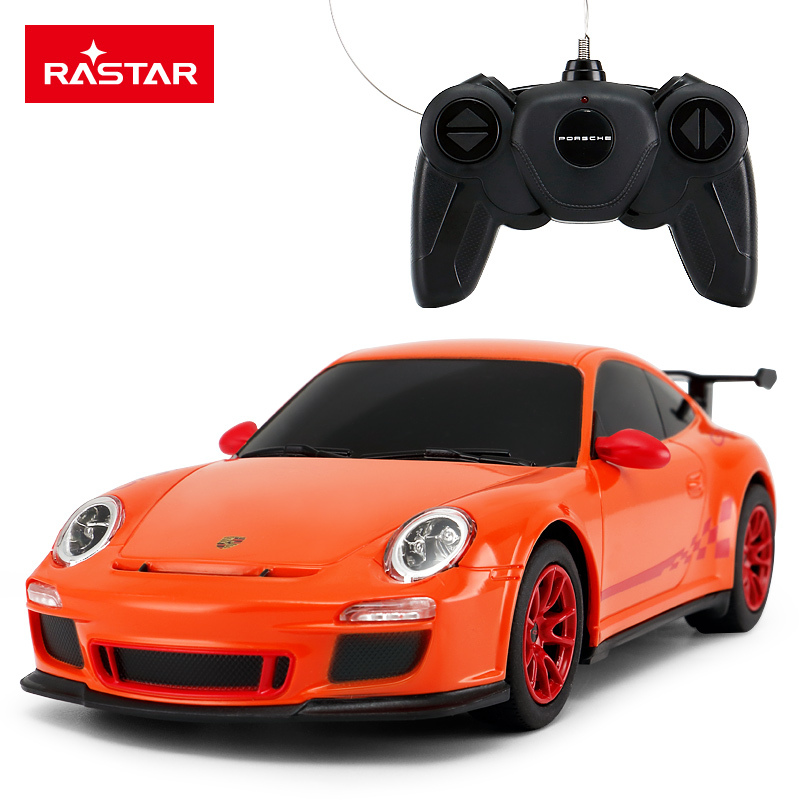 星辉(Rastar)保时捷遥控车1:24儿童玩具电动遥控车模型39900橙色