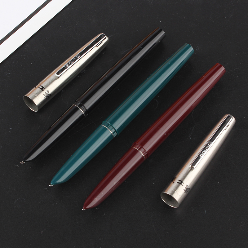 英雄hero弯尖m尖钢笔330暗尖经典怀旧复古老款式学生男女士书法绘画