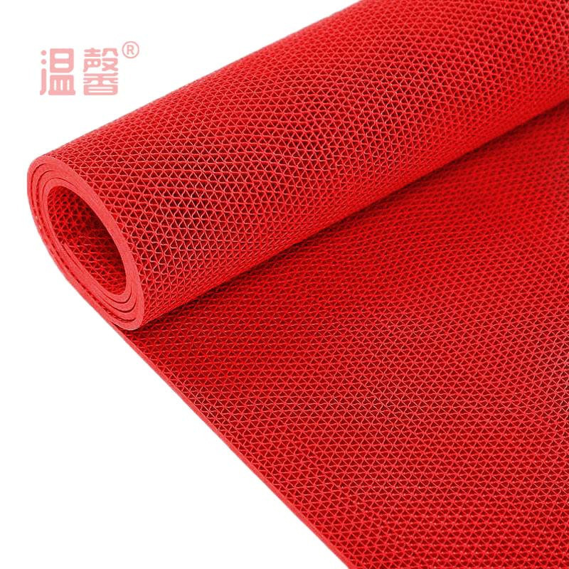 温馨 防滑垫 0.9米宽 红色4mm*15m 卷高清大图