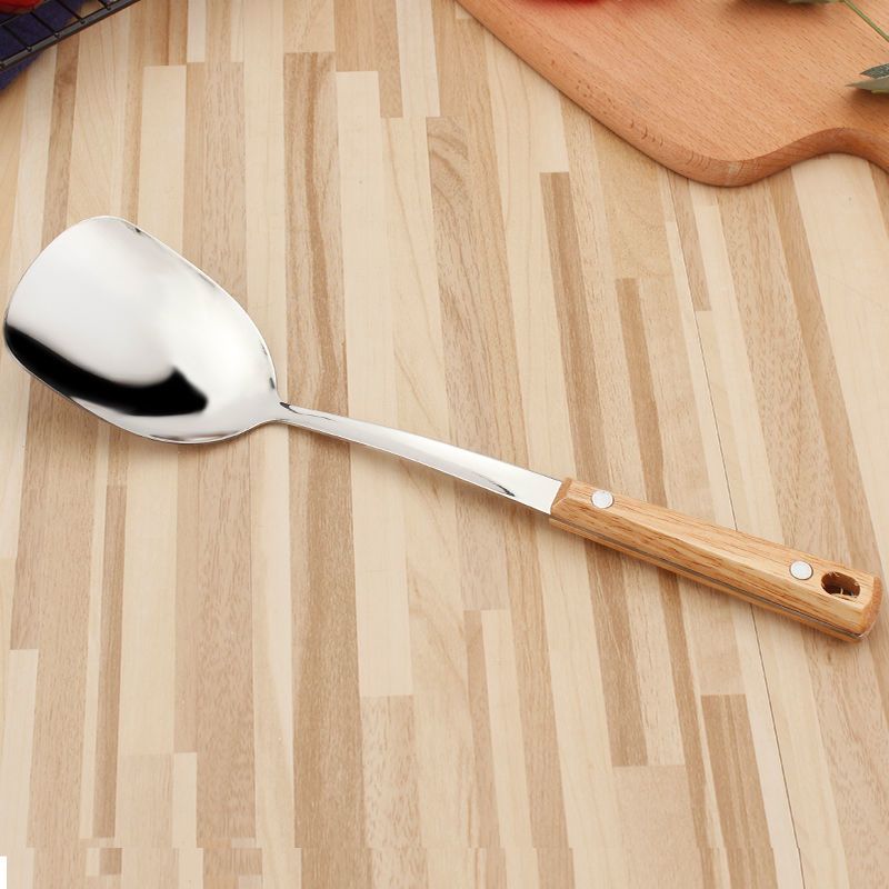 不锈钢迷你小锅铲干锅铁板烧小铲子分菜铲公用勺捞花椒漏勺小平铲