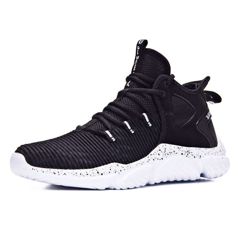 高帮2019夏新361官网正品防滑耐磨运动鞋男571921111 曜石黑/361度白