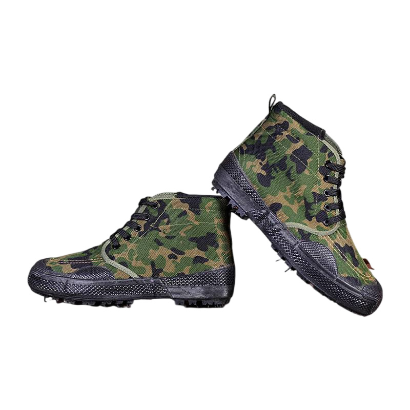 吾卫世 迷彩鞋 高帮款 双高清大图