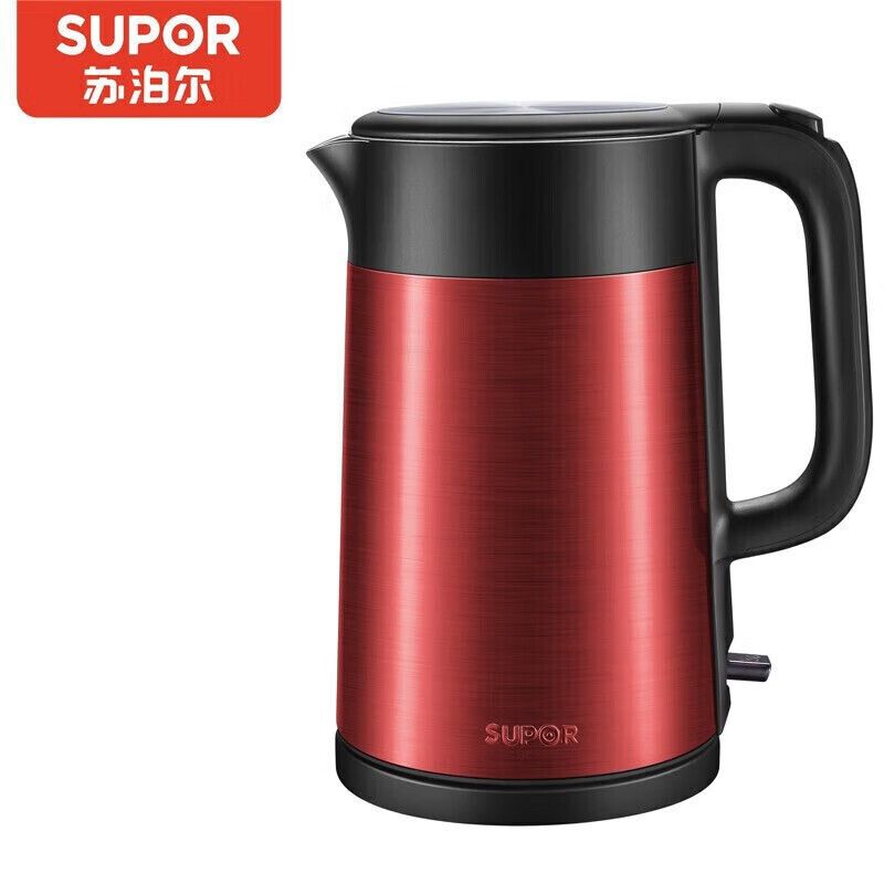 苏泊尔supor双层保温17l家用电烧水壶开水壶保温电热水壶电水壶热壶