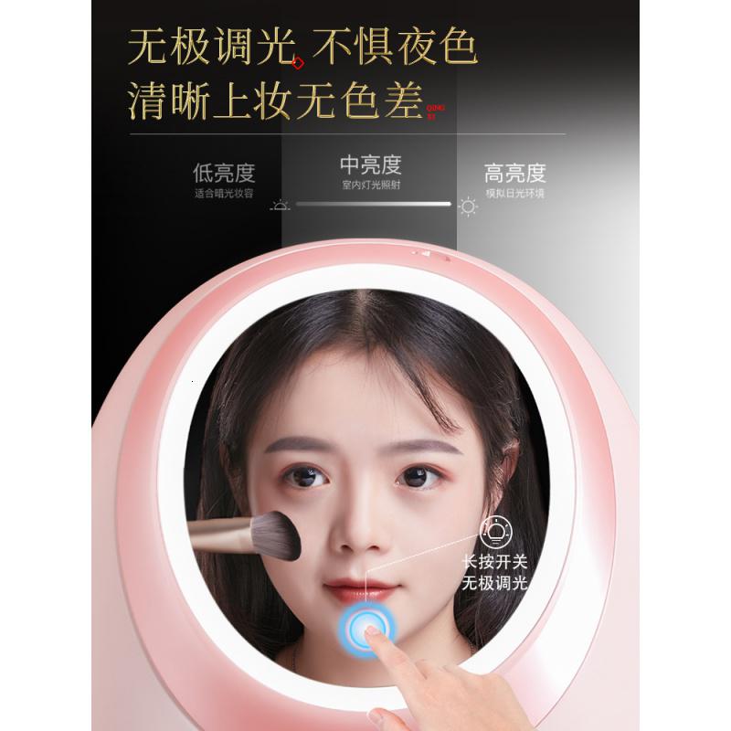 家柏饰(CORATED)化妆品收纳盒防尘带镜子一体护肤口红梳妆台家用桌面置物架柜高清大图