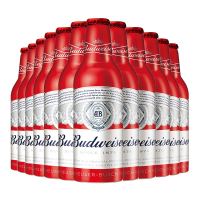 Budweiser/百威啤酒红色铝瓶国产百威经典小瓶355ml*12瓶正品