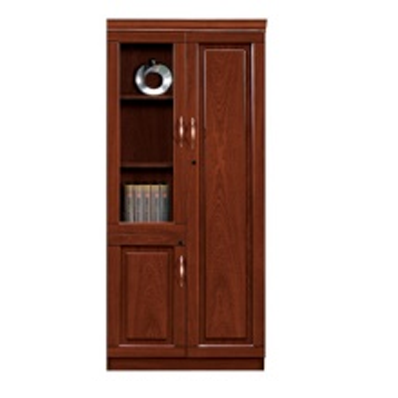 大央文件柜SL-102右 900W*420D*2000H书架落地置物架客厅家用靠墙收纳柜子储物柜办公室文件柜简易书柜高清大图