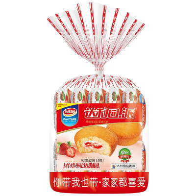 达利园注心草莓派230g*2袋装