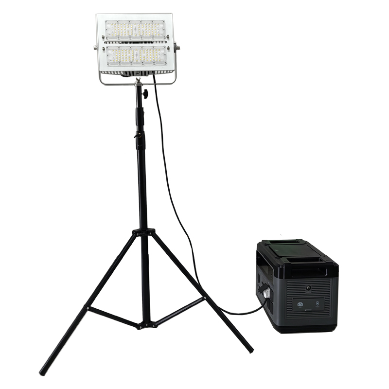 宝富睿光电 EBYK3050-2K 24V 100W IP42 LED 锂电池 LED移动抢修灯 单位:台 银色+黑色高清大图