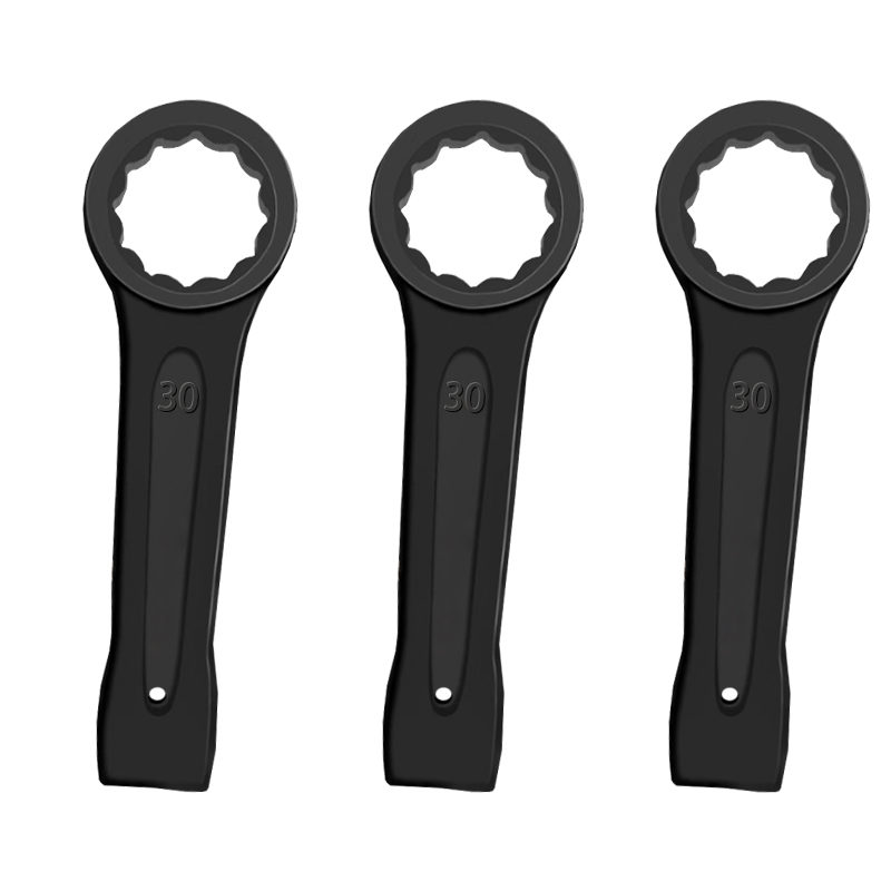 立伟铁牛敲击梅花扳手30mm/把高清大图