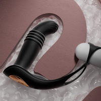 姬欲无线遥控按摩器双环锁精后庭肛塞自慰器情趣用品