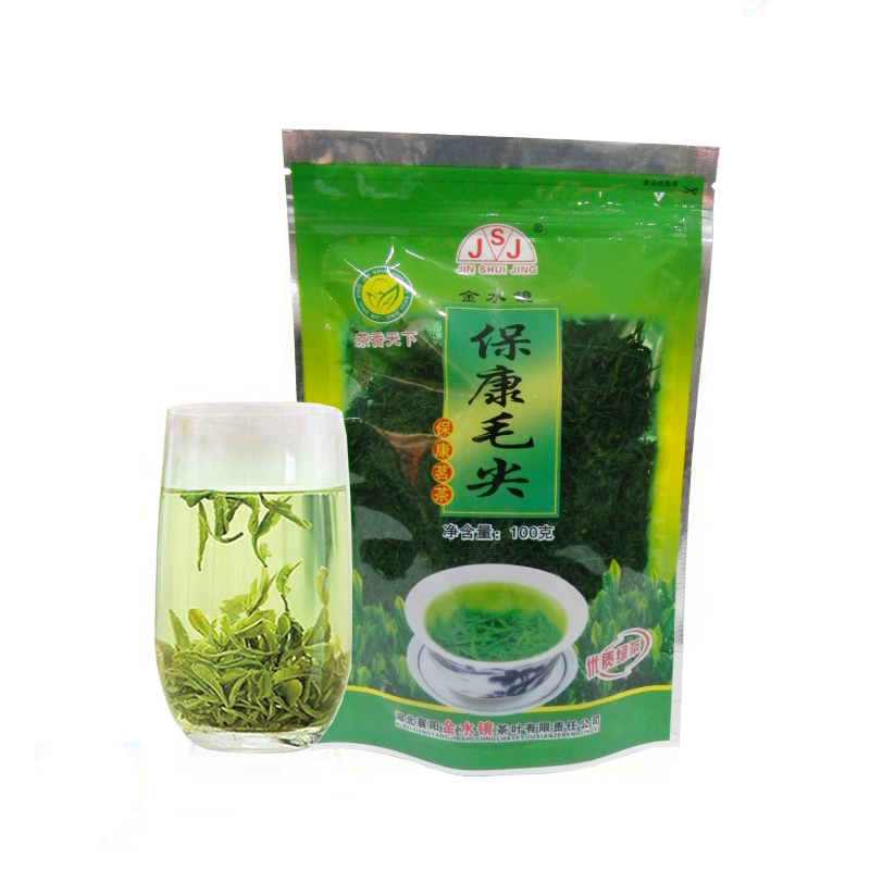 绿茶雨前茶保康毛尖袋装100g 茶叶 鄂西北地区特产 厂家直销