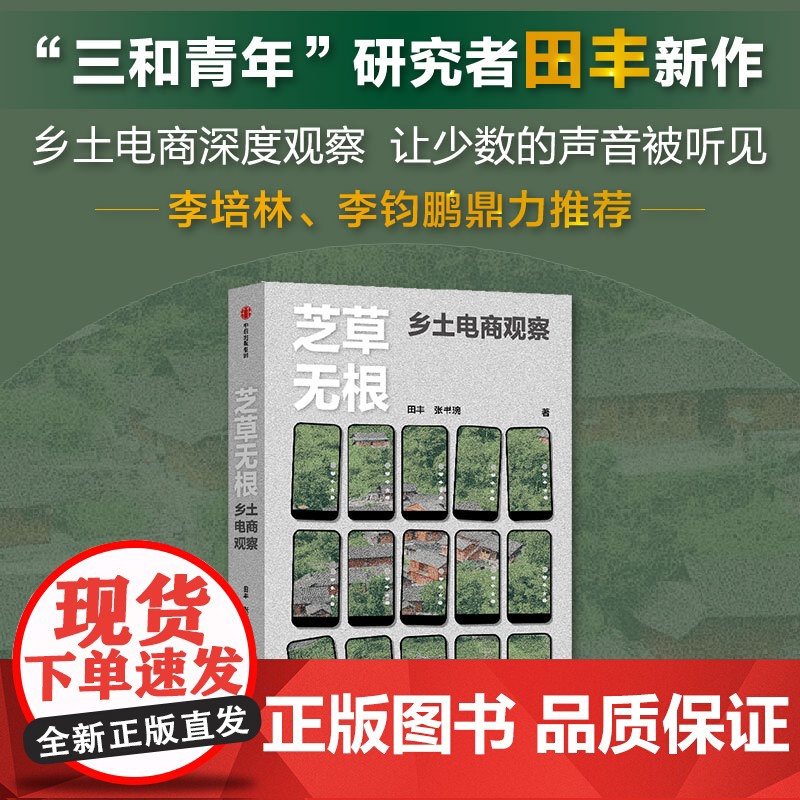 芝草无根 乡土电商观察 田丰等 著 纪实文学高清大图