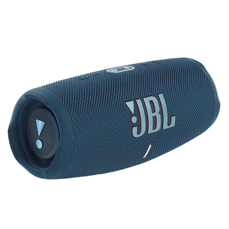 JBL CHARGE5 音乐冲击波五代 便携式蓝牙音箱+低音炮 户外防水防尘音箱桌面音响 增强版赛道扬声器 蓝色高清大图
