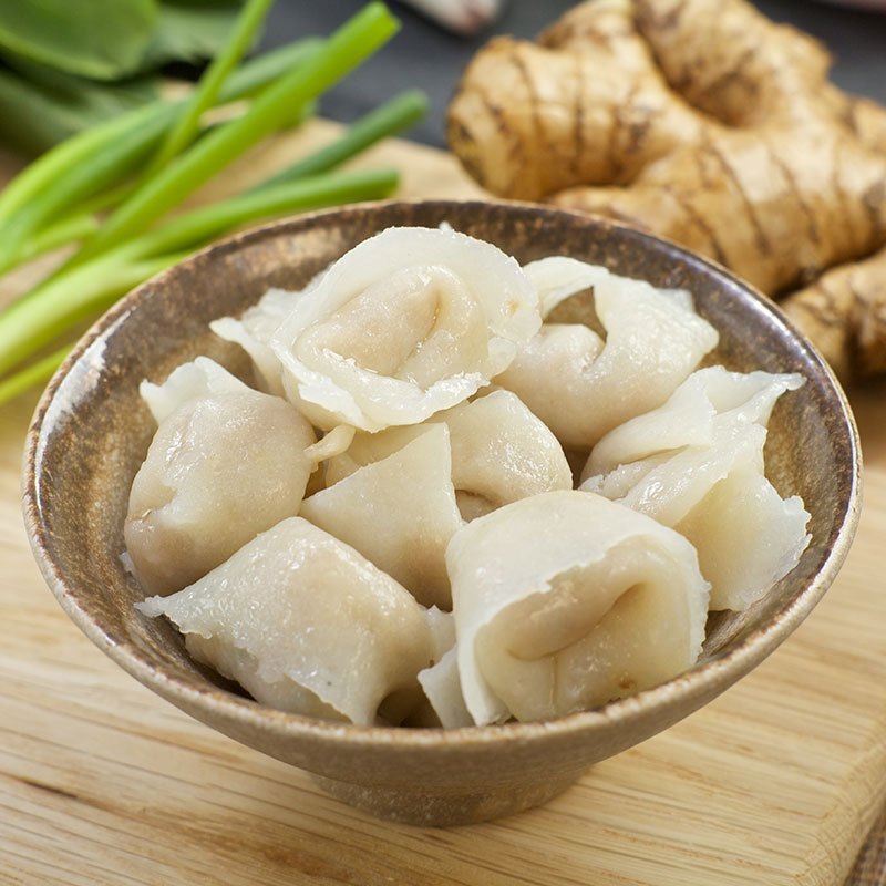 ZX正宗潮汕手工鱼皮饺子传统套餐 鱼皮饺200g*3袋