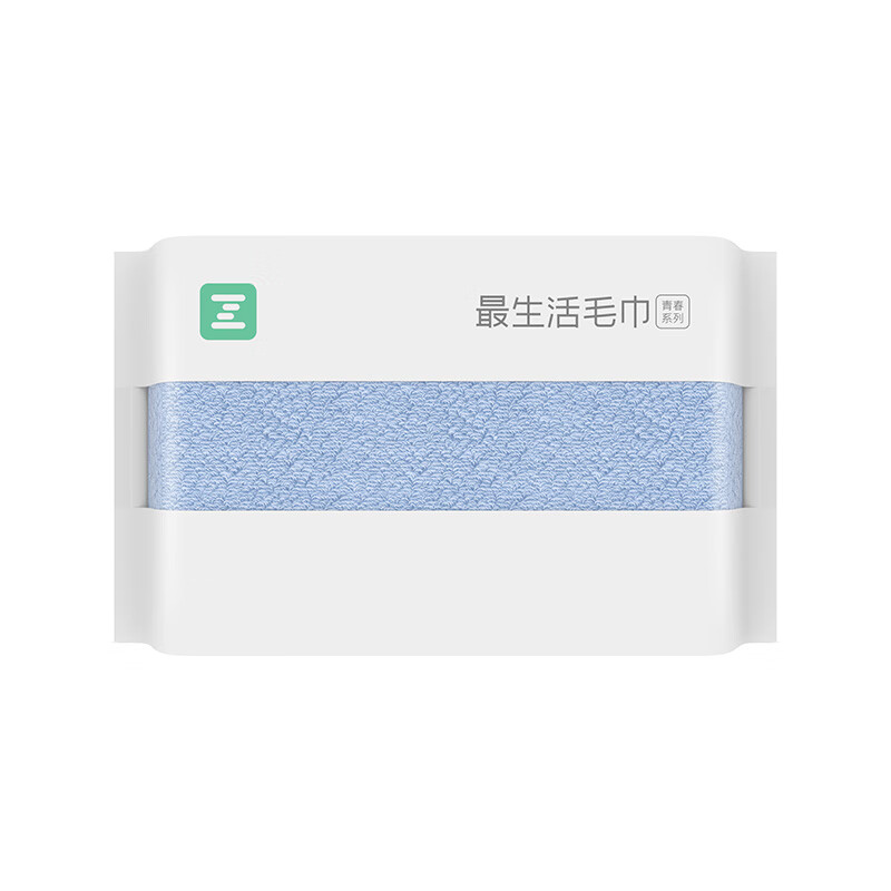 最生活毛巾·青春系列轻柔款A-1193蓝色高清大图