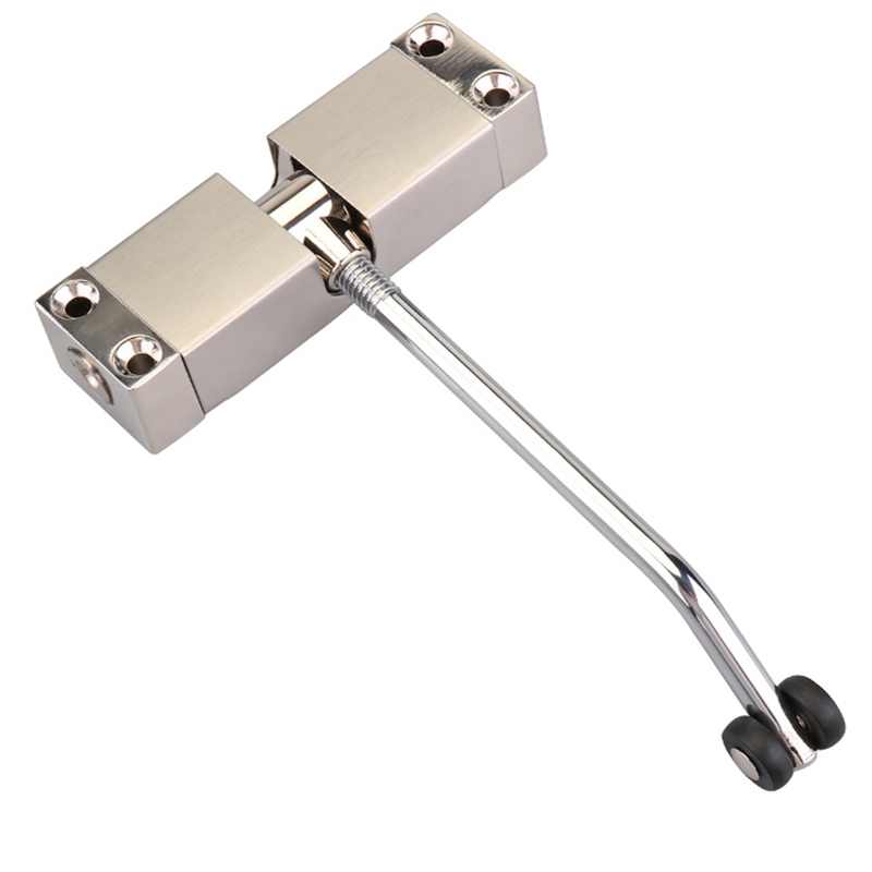 阿斯卡利简易闭门器家用缓冲自动弹簧合页闭合器隐形门自动关门器